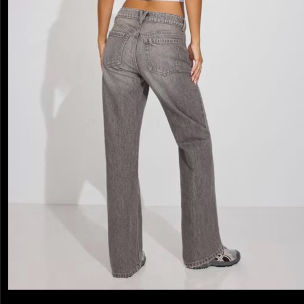 Garage Ash Gray Mid-Rise Bootcut Jeans
